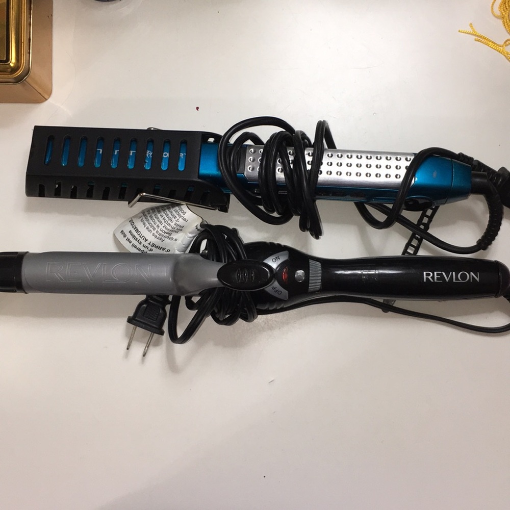 Revlon Curling iron& Conair Straightener